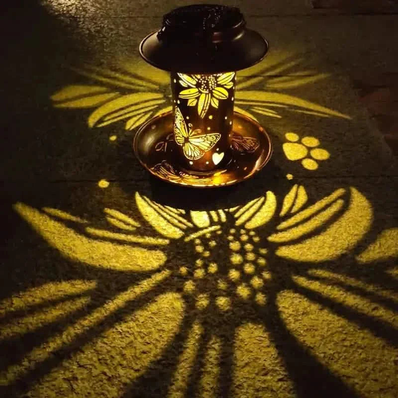 Lampes solaires extérieures pour mangeoires Lampes solaires suspendues extérieures