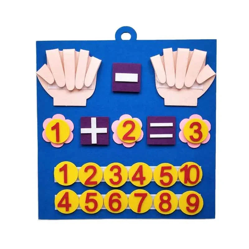 Felt Board Finger Numbers Counting Toy