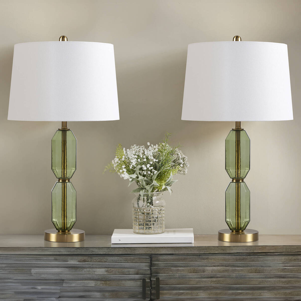 Faceted Glass Lighting Lamp