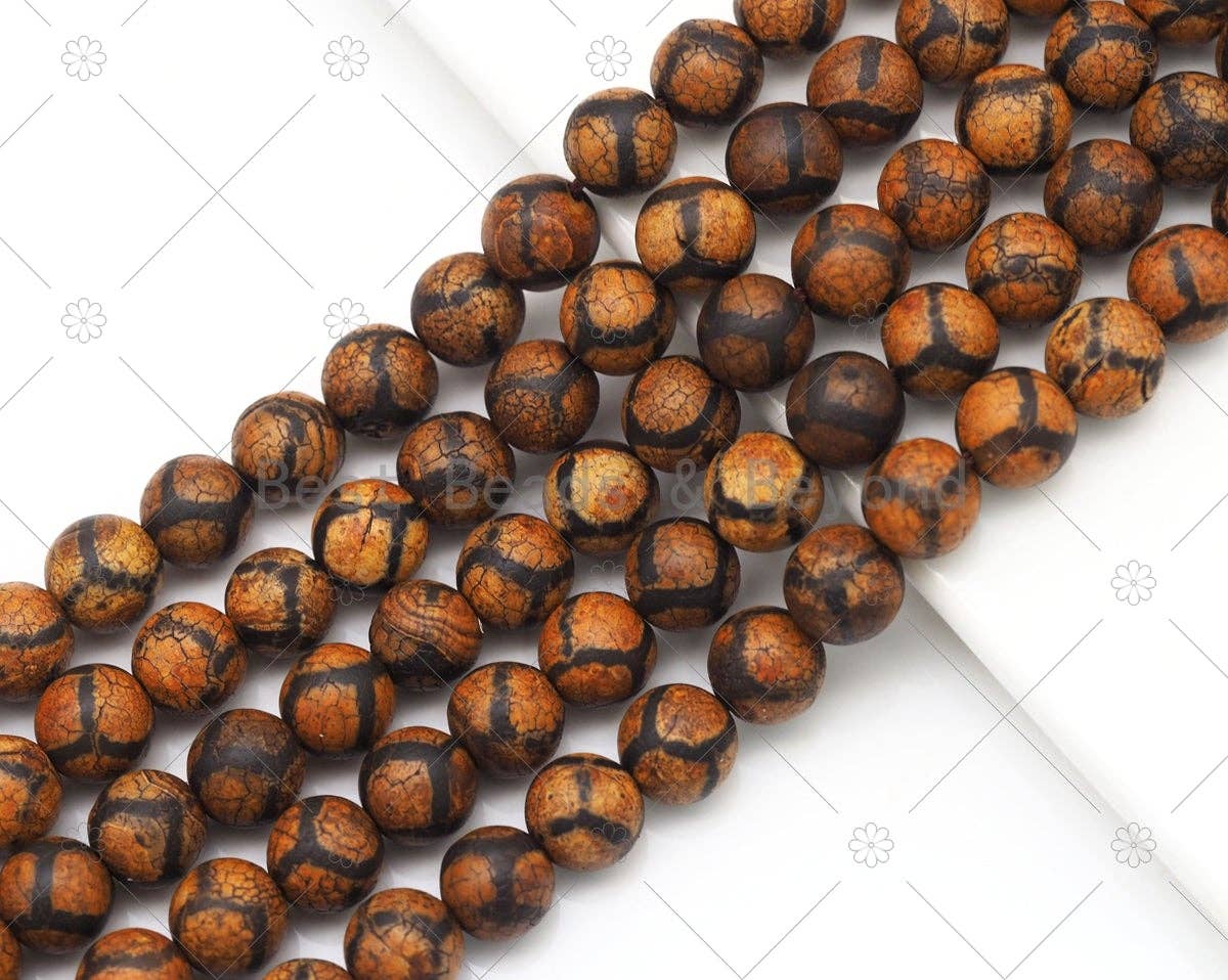 Brown Football Agate Beads, SKU#U1195