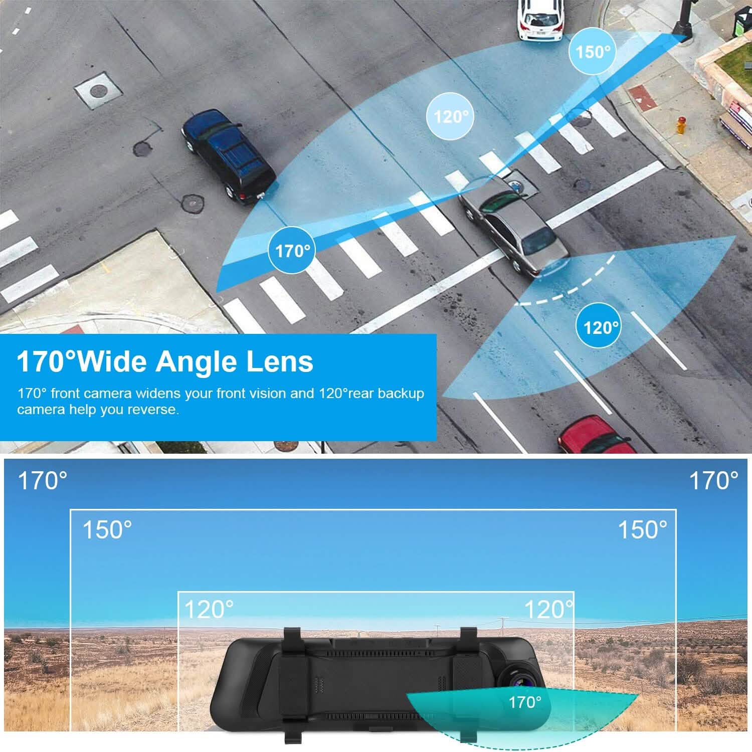 FHD 1080P Car DVR Dash Camera with G-Sensor
