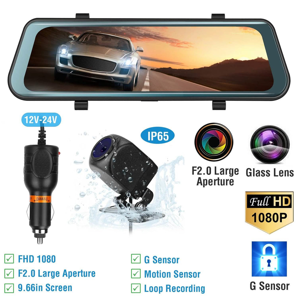 FHD 1080P Car DVR Dash Camera with G-Sensor