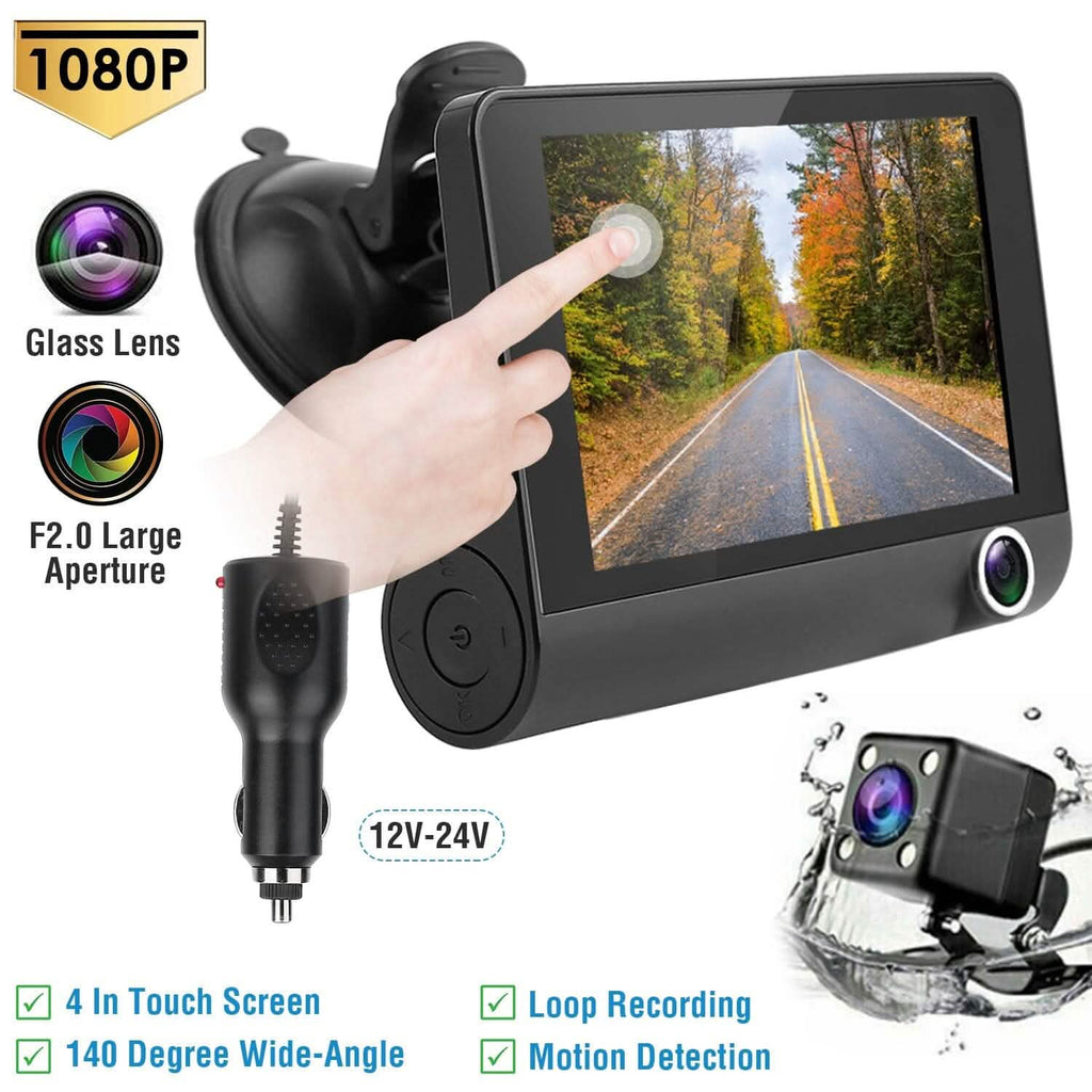 FHD 1080P Touchscreen Car DVR Dash Camera
