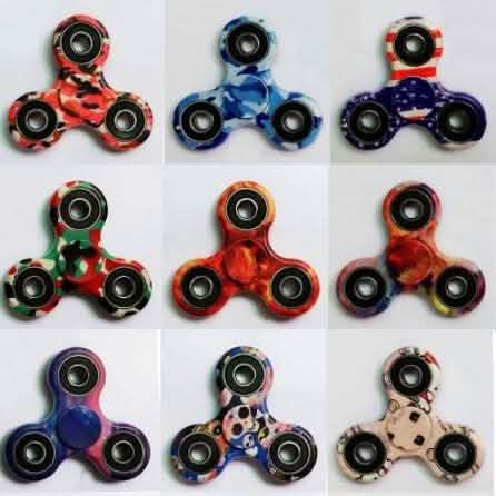 Jouet Fidget Spinner anti-stress et anxiété - Assortis