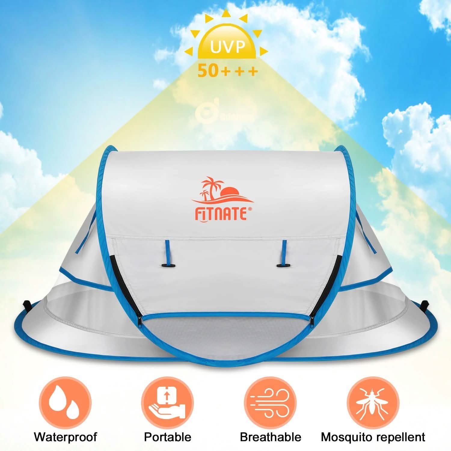 FINATE ベビーテント ビーチ用 UPF 50+ UV保護