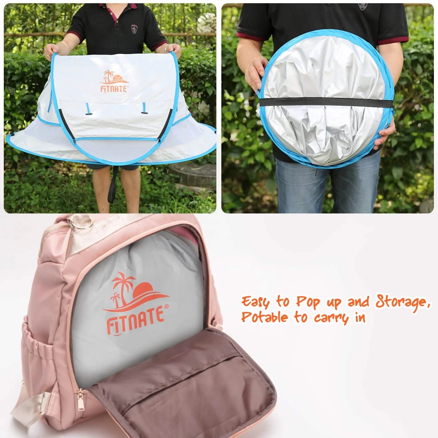 FINATE ベビーテント ビーチ用 UPF 50+ UV保護