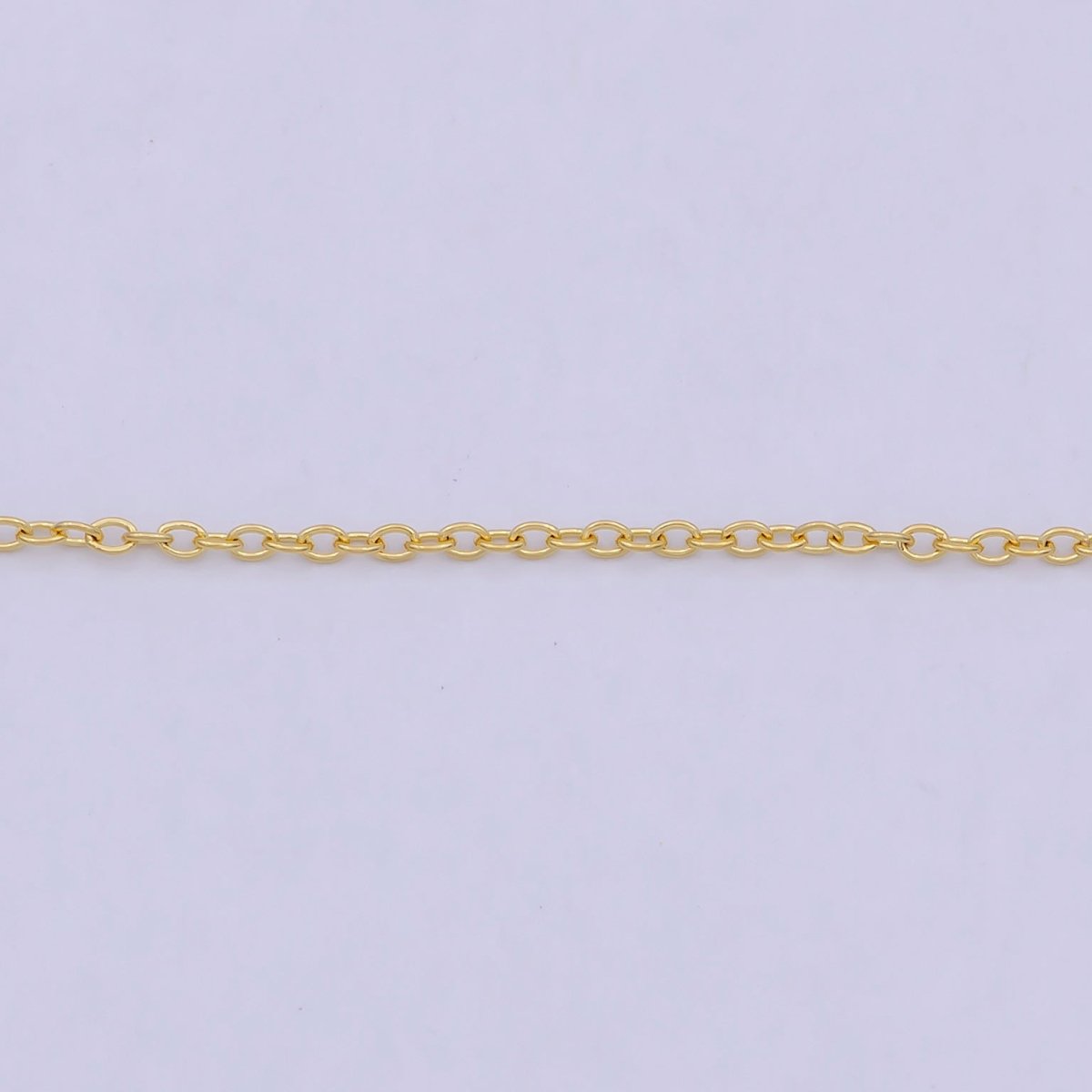 Fine Cable Chain 24K Gold Filled Adjustable Necklace | WA-793 Clearance Pricing