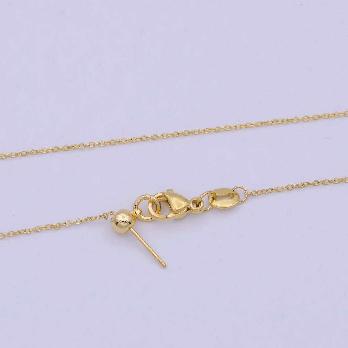 Fine Cable Chain 24K Gold Filled Adjustable Necklace | WA-793 Clearance Pricing