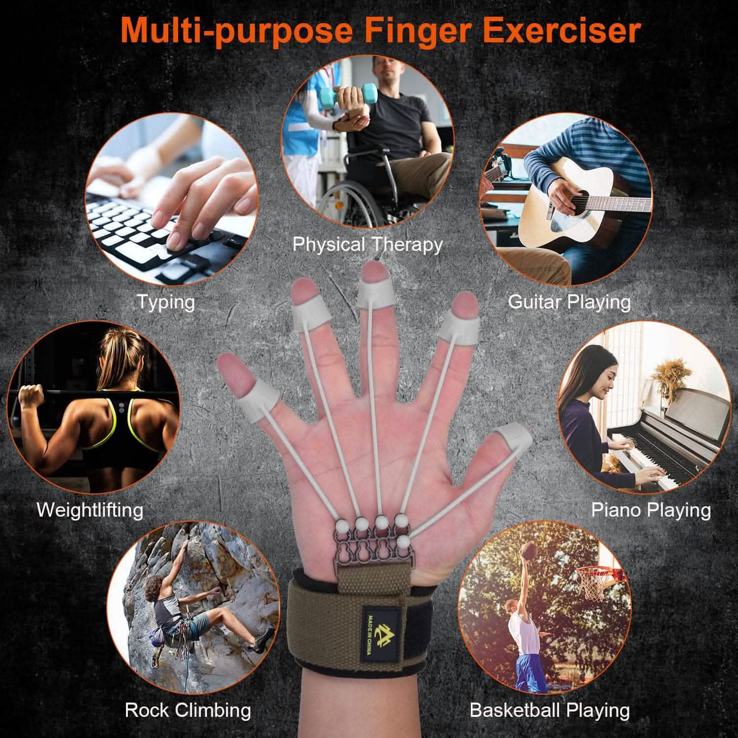 Finger Exerciser Hand Grip Strength Trainer