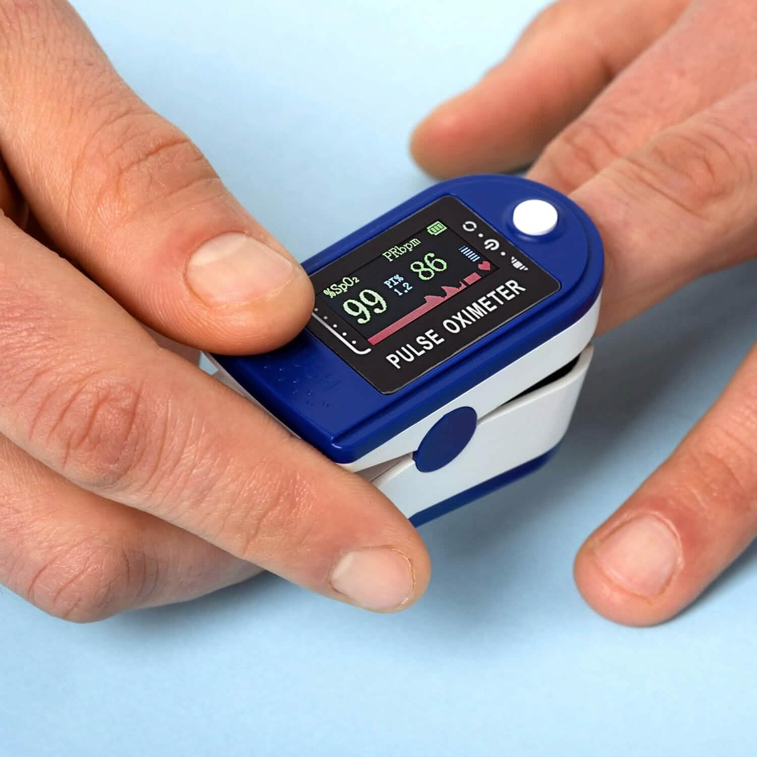 Finger Pulse Oximeter OLED Display