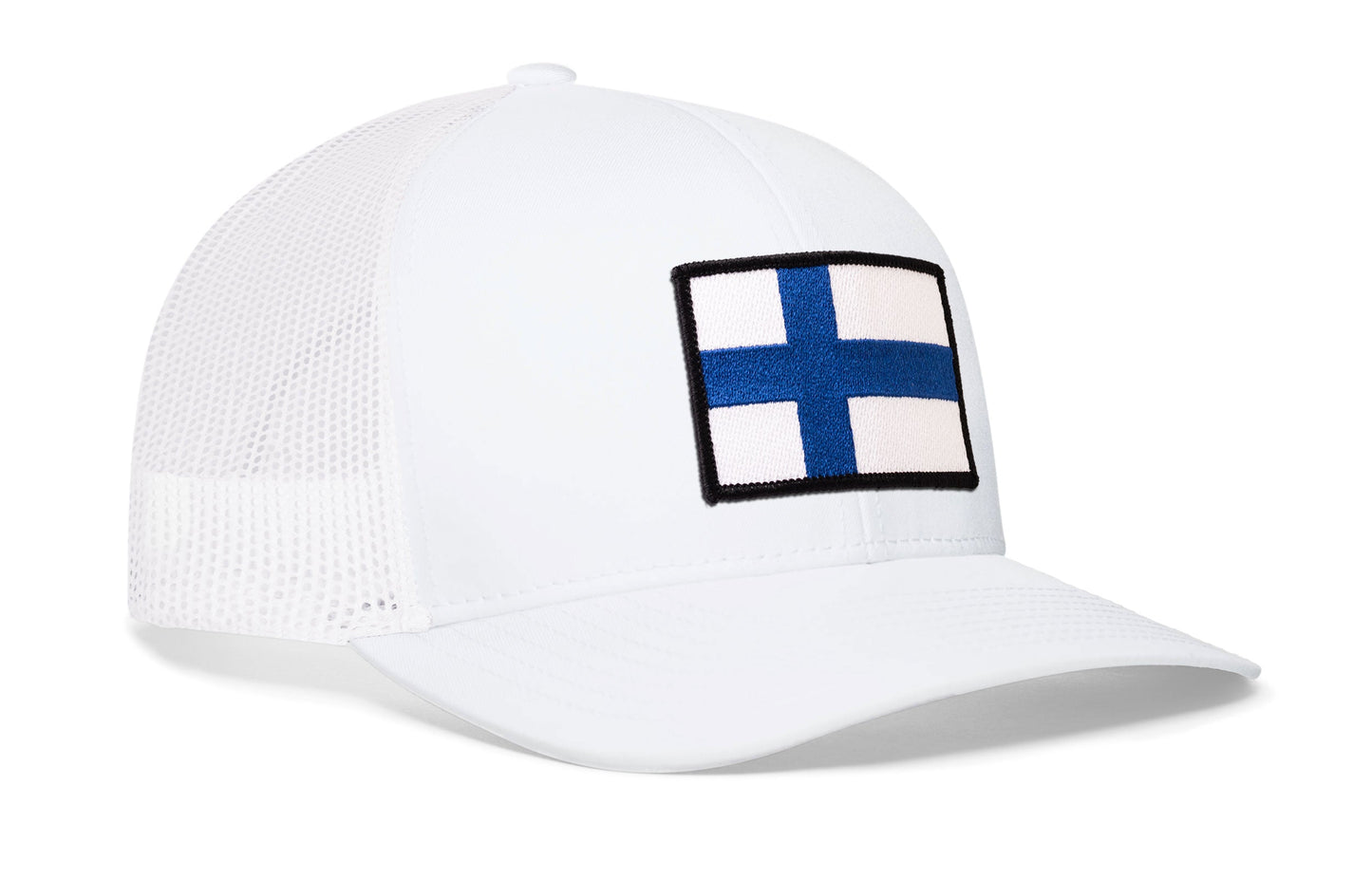 Finland Flag Trucker Hat  |  Finnish Snapback
