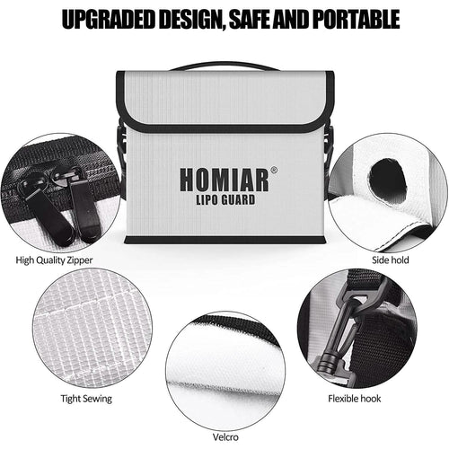 Fireproof Bag for Battery Charging Storage