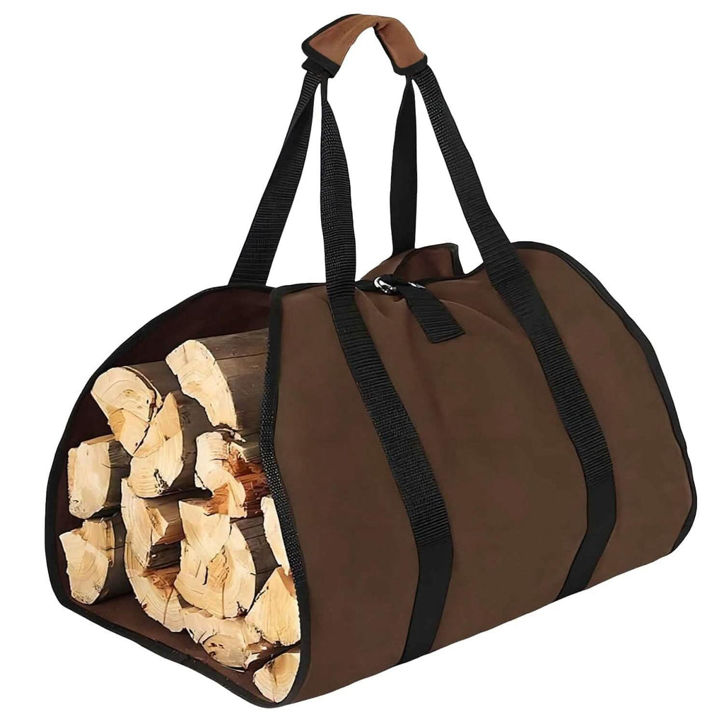 Sac de transport de bois de chauffage avec poignée