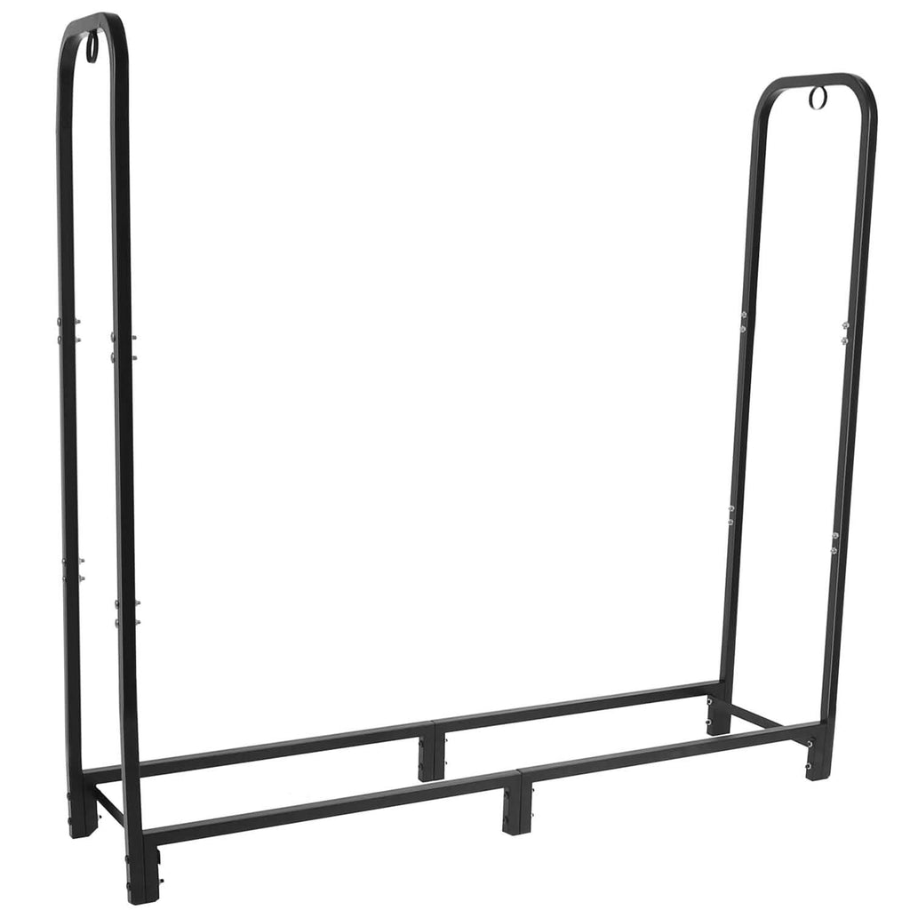 Firewood Log Rack 2500lbs Iron Storage Stacking Rack