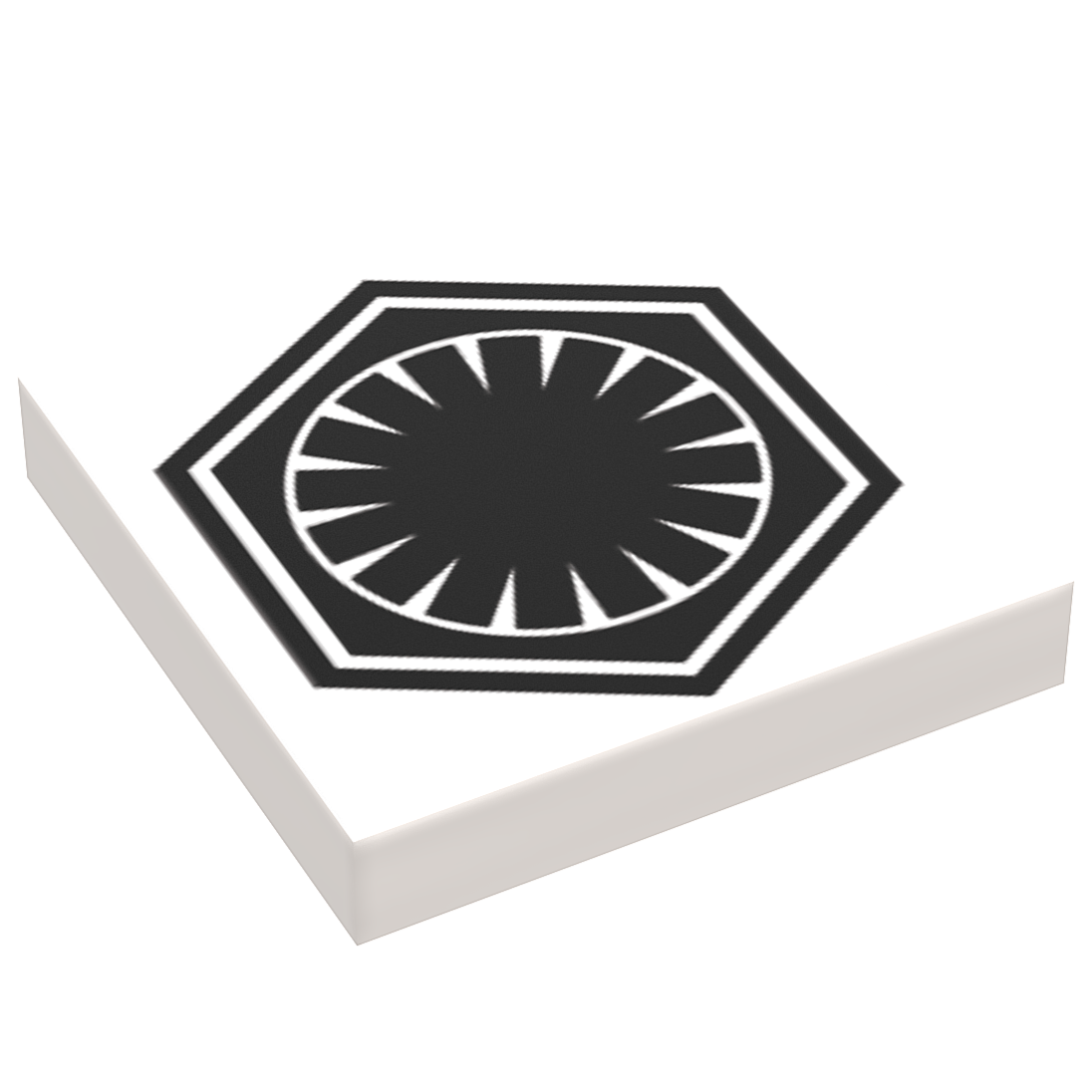 Faction SW Premier Ordre - Tuile 2x2 imprimée sur mesure par B3 Customs fabriquée à partir d'une pièce LEGO