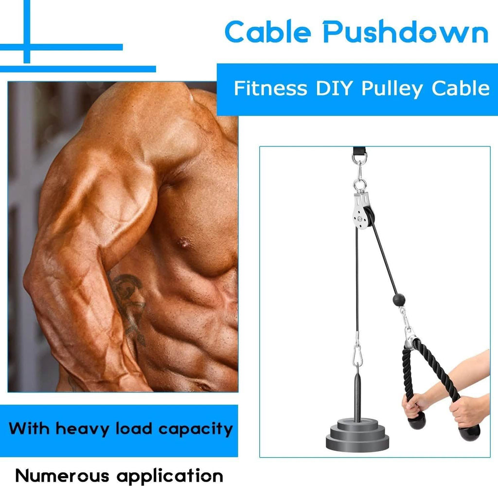 Système de Poulie de Fitness DIY pour Appareil d'Entraînement Musculaire