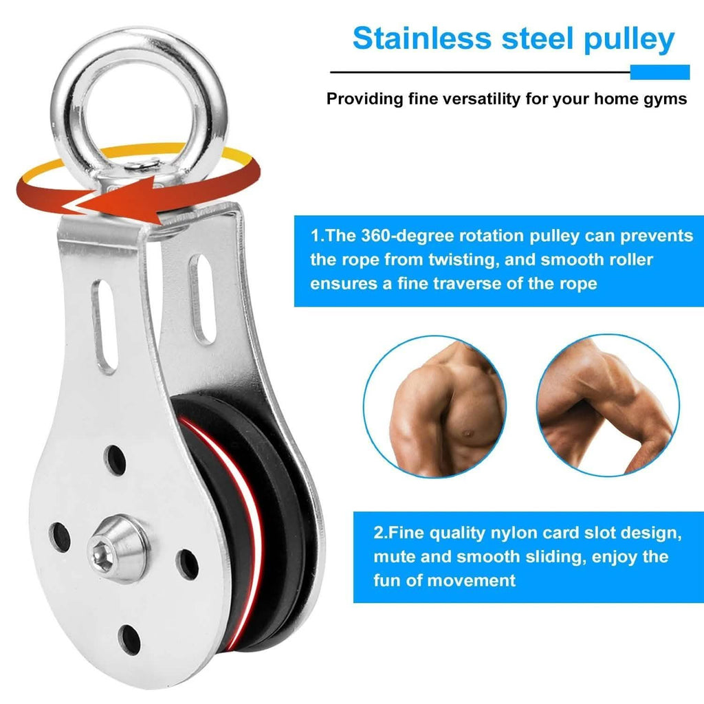 Système de Poulie de Fitness DIY pour Appareil d'Entraînement Musculaire