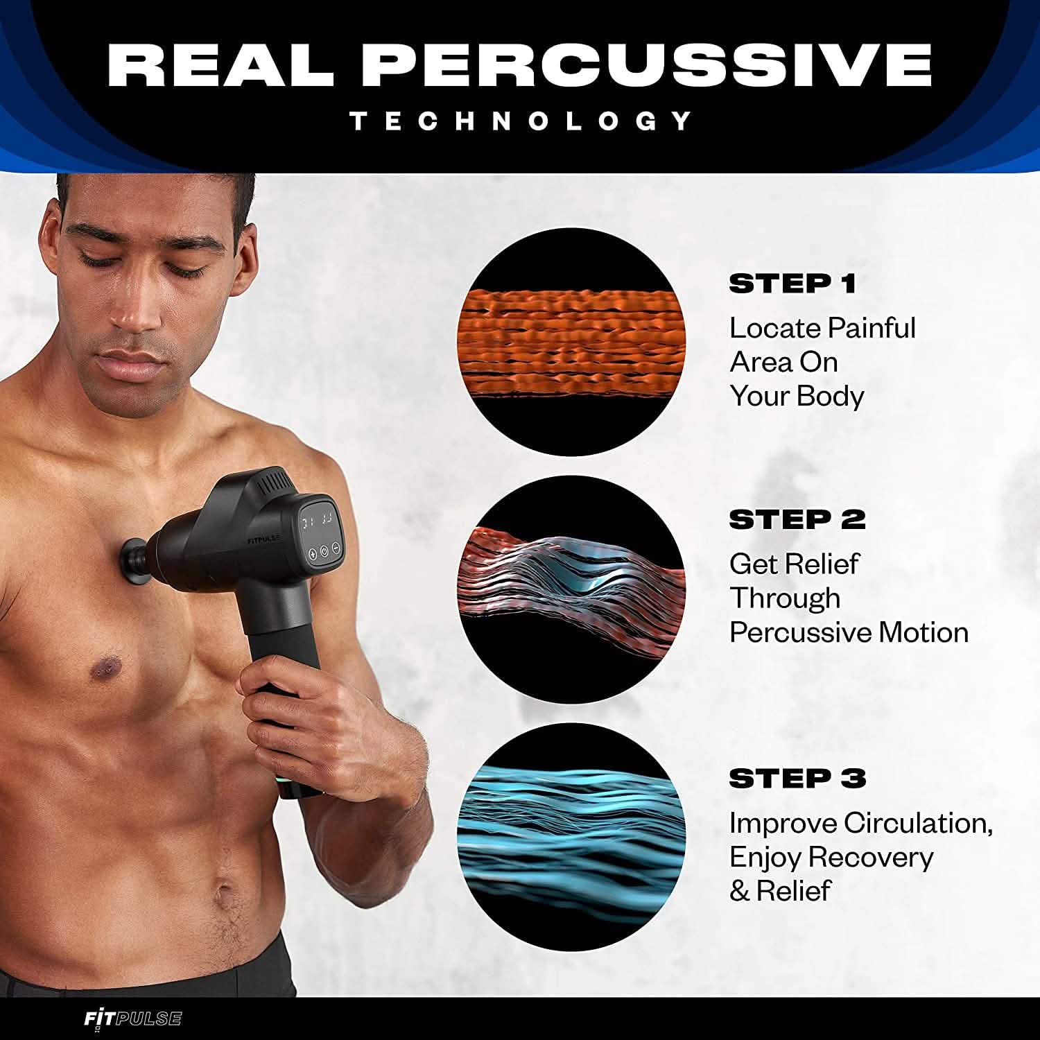 Fitpulse Percussion Massage Gun