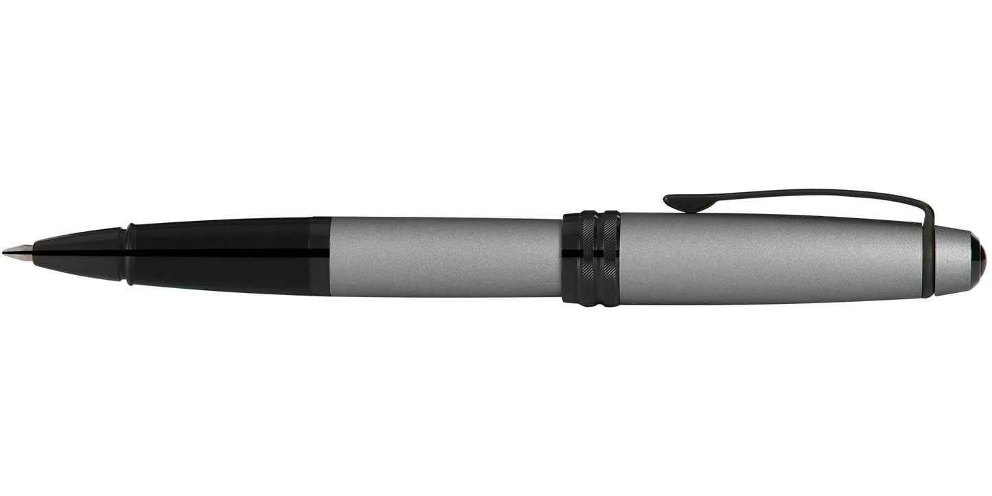 Bailey™ Matte Gray Lacquer Rollerball Pen