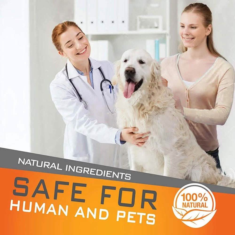 Collier Anti-Puces pour Chiens, Prévention Anti-Puces et Tiques de 8 Mois pour Chiens de 3 Mois et Plus