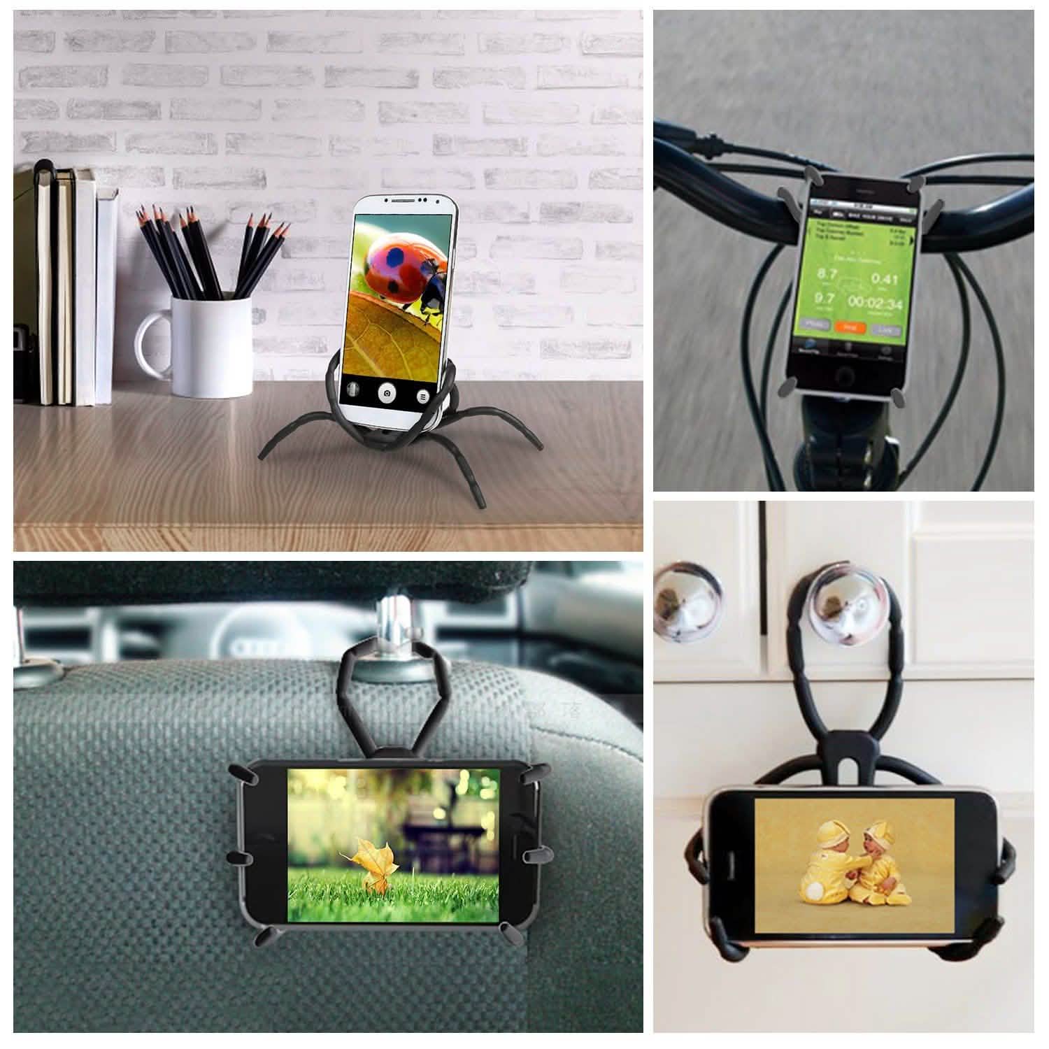 Support de téléphone araignée flexible berceau télécommandé