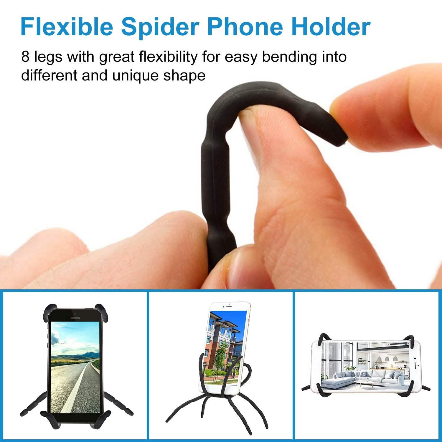 Support de téléphone araignée flexible berceau télécommandé
