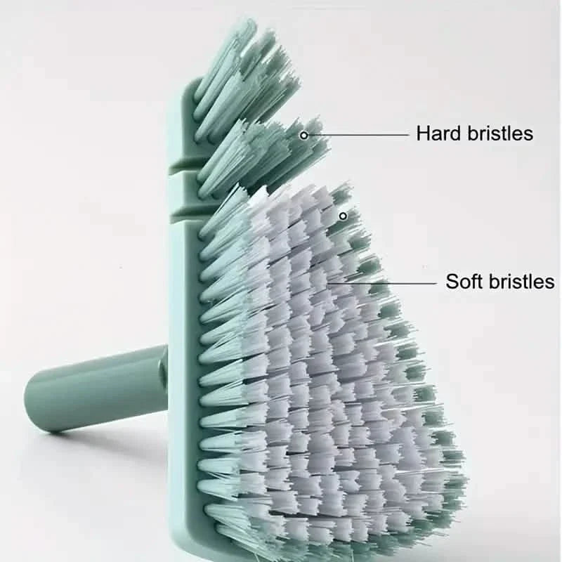 Floor Scrub Brush Long Handle Detachable Stiff Bristles