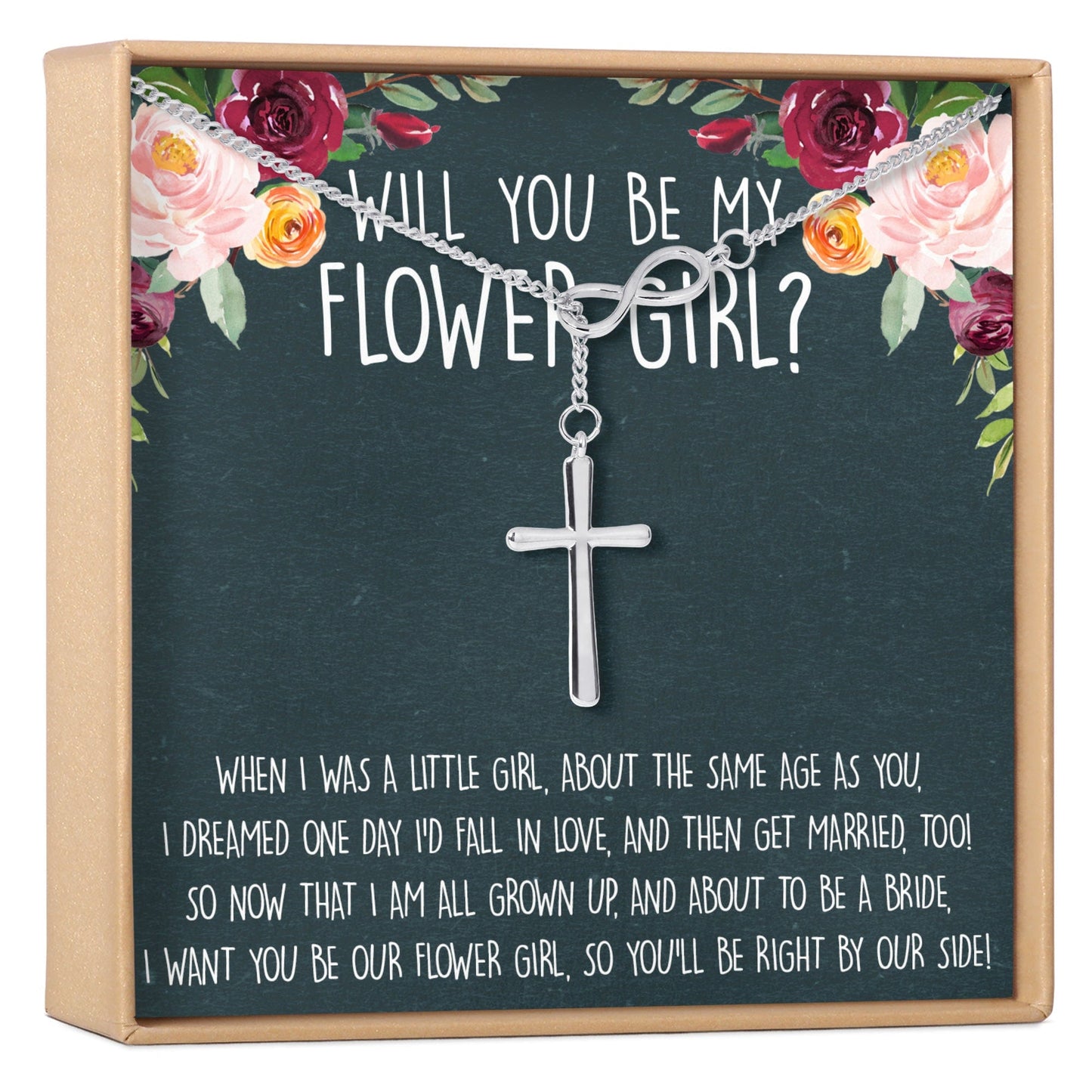 Flower Girl Necklace, Multiple Styles