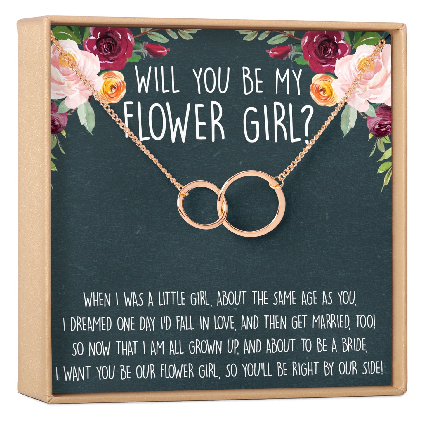 Flower Girl Necklace, Multiple Styles