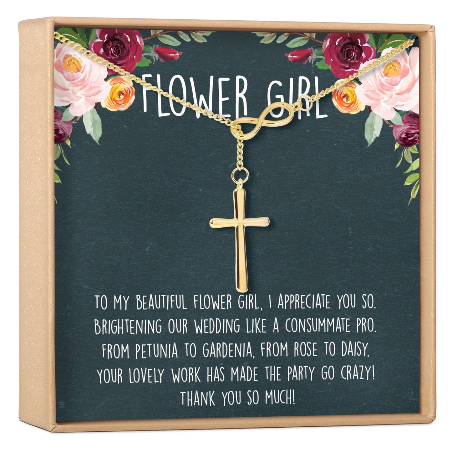 Flower Girl Necklace, Multiple Styles