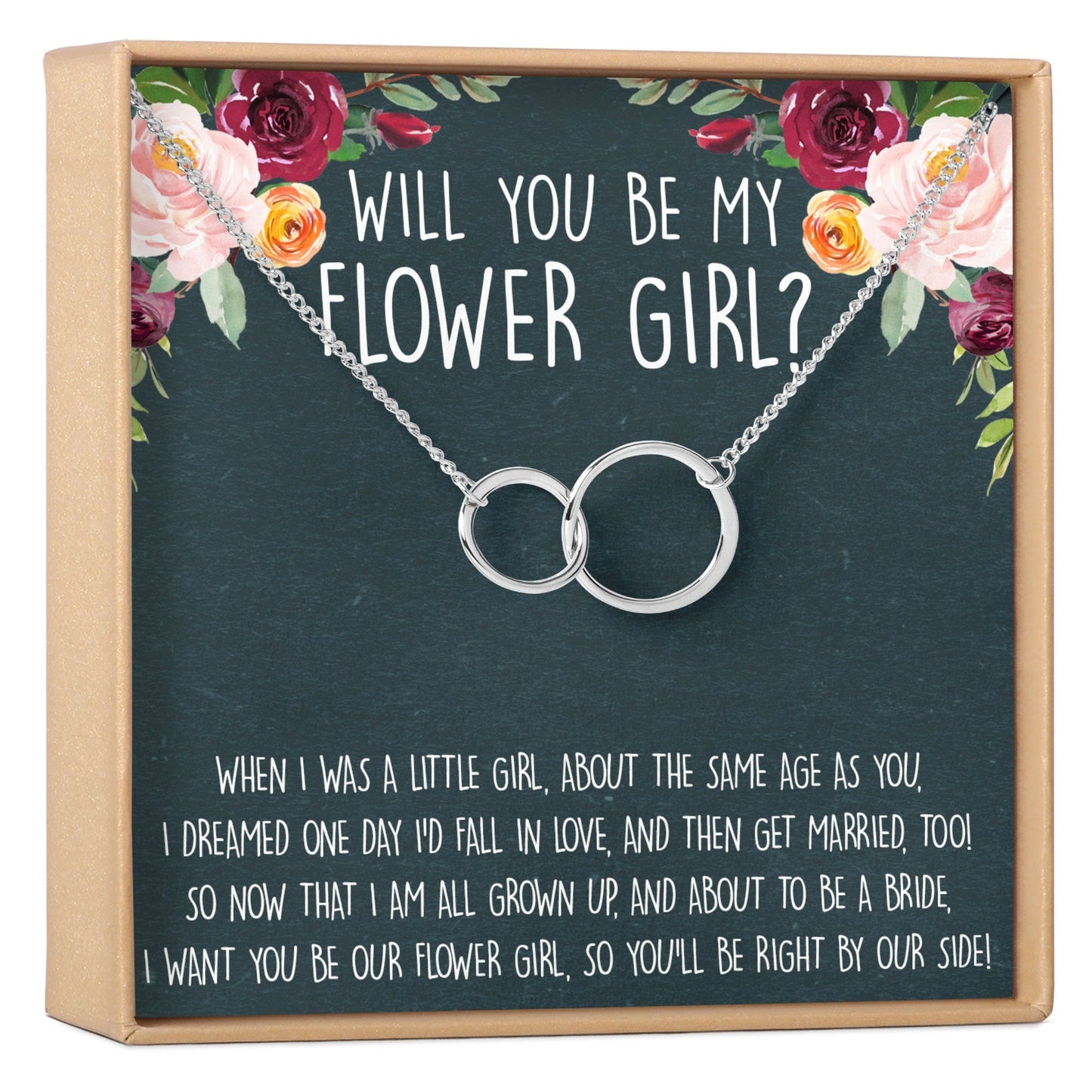 Flower Girl Necklace, Multiple Styles