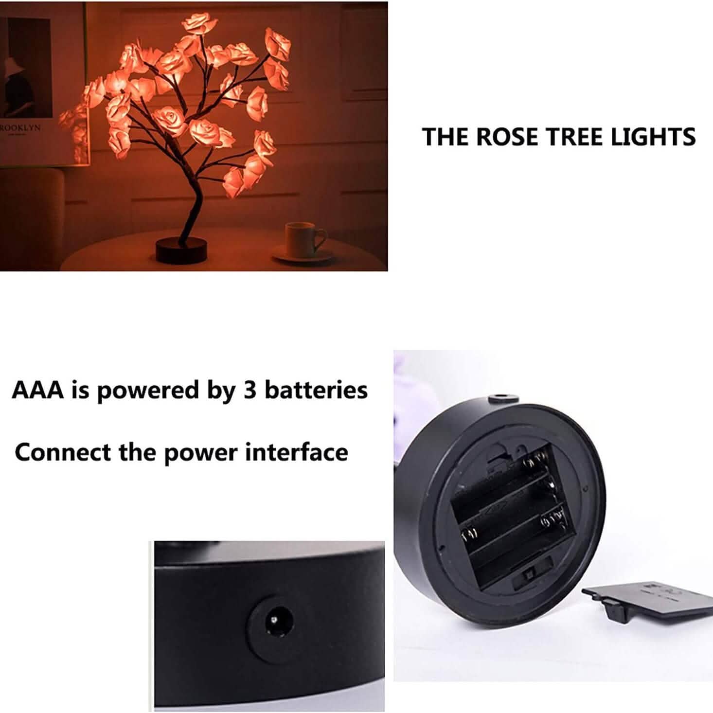Flower Rose Tree Lamp