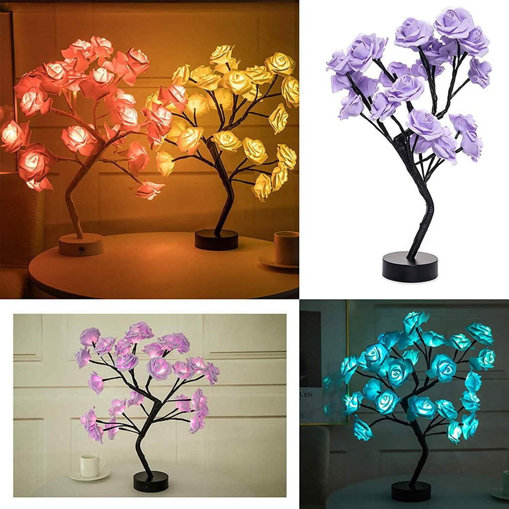 Flower Rose Tree Lamp