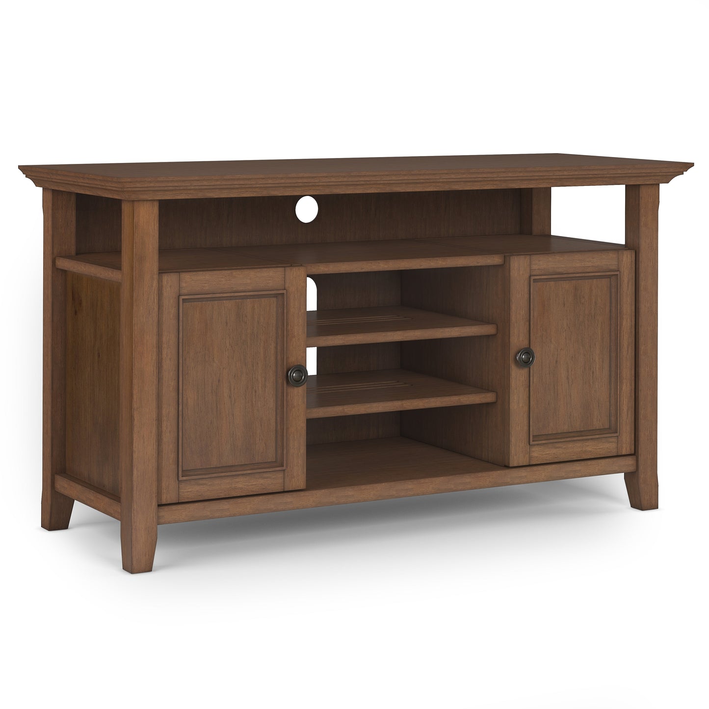 Amherst 54 Inch Wide Solid Wood TV Stand in Rustic