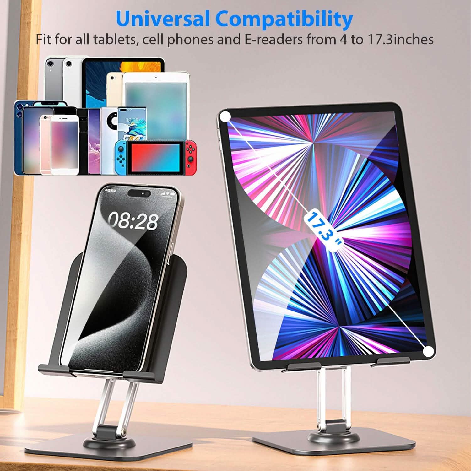 Foldable Adjustable iPad Tablet Stand