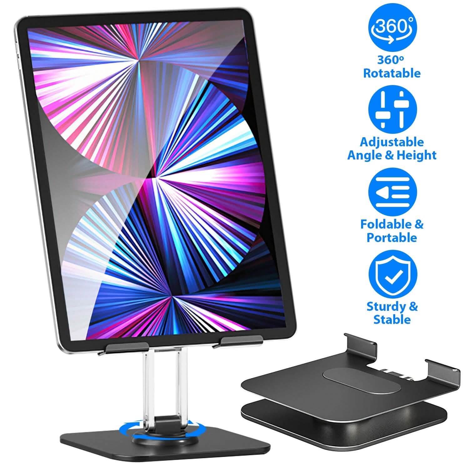Foldable Adjustable iPad Tablet Stand