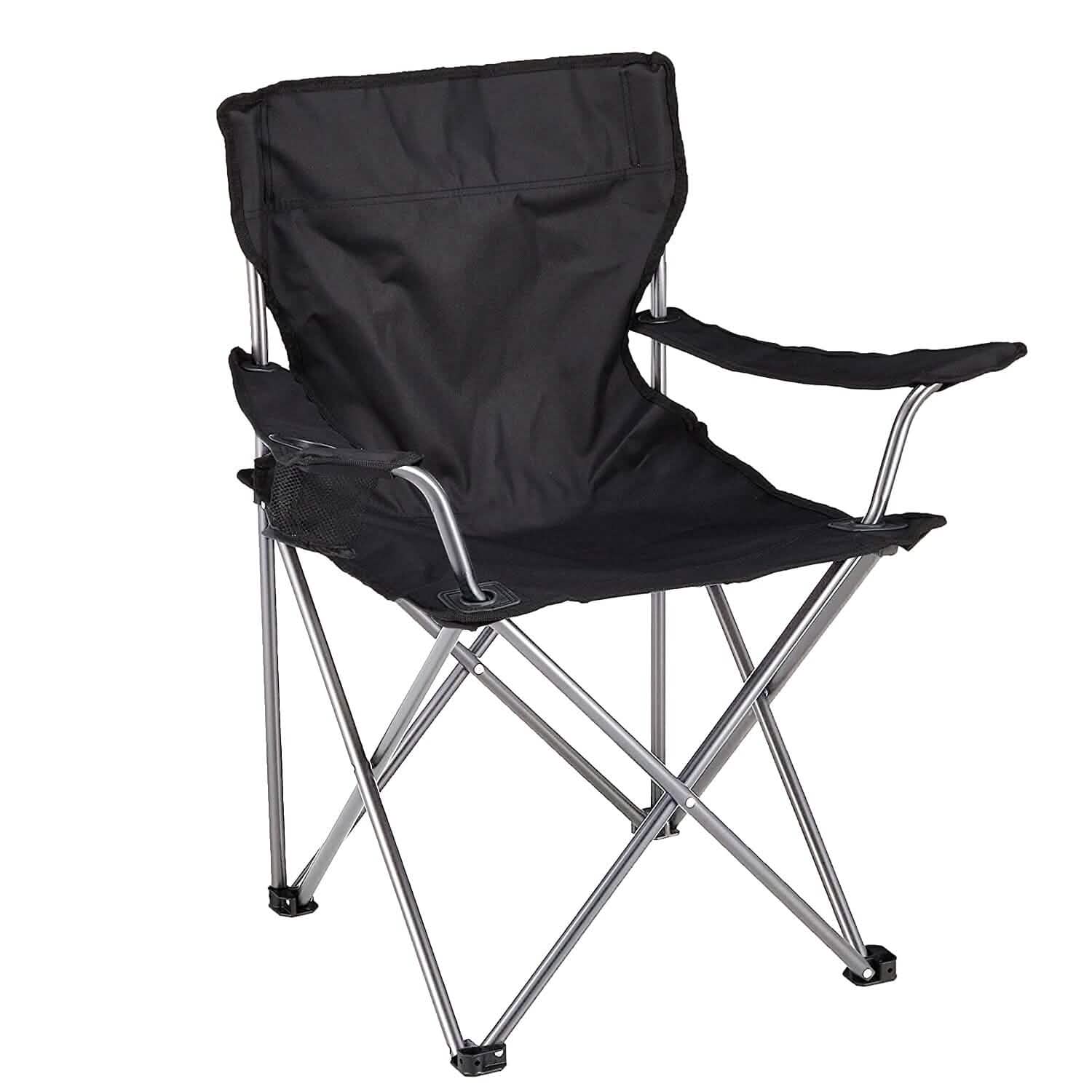 Chaise de plage pliable avec accoudoir détachable, pare-soleil réglable et tabouret avec porte-gobelet