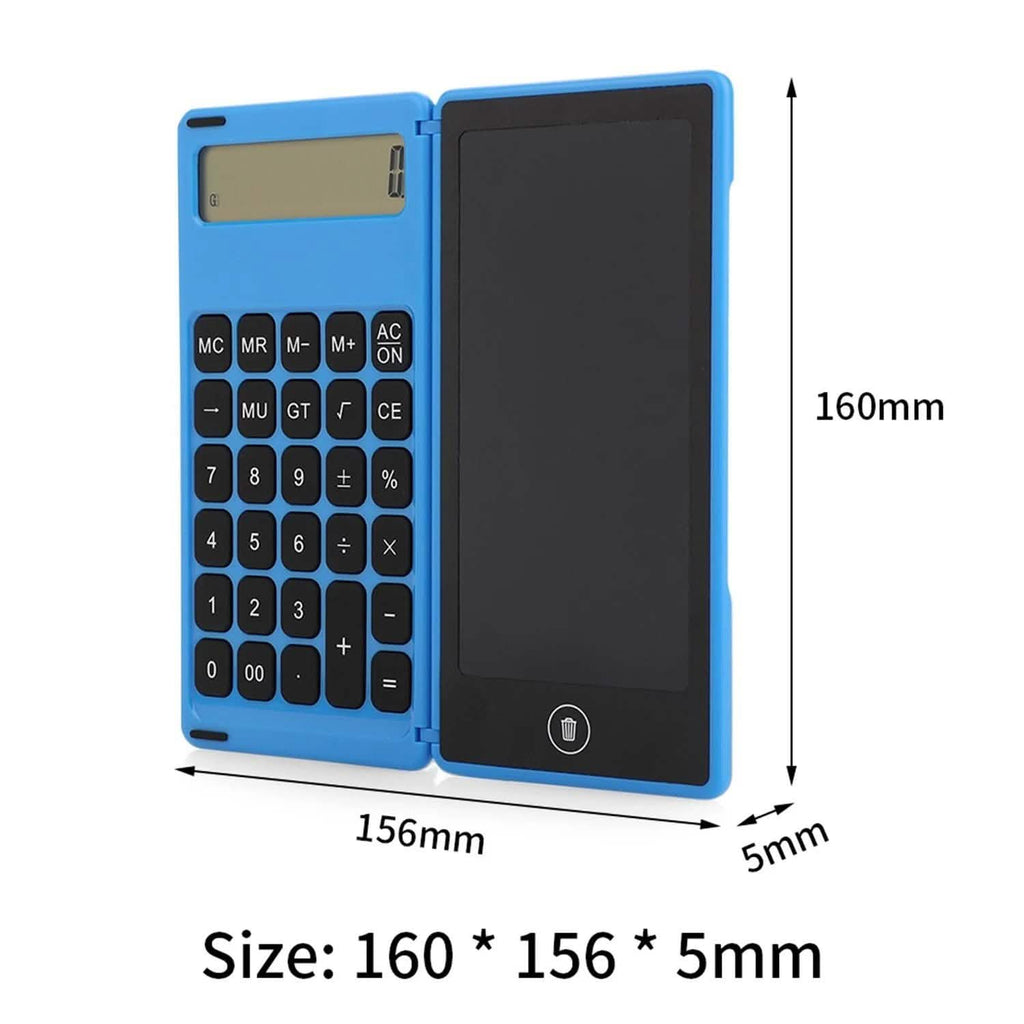 Calculatrice pliable et tablette d'écriture LCD 6 pouces pour dessin numérique