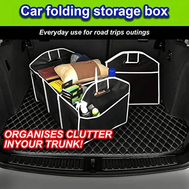 Organisateur de coffre de voiture pliable en toile