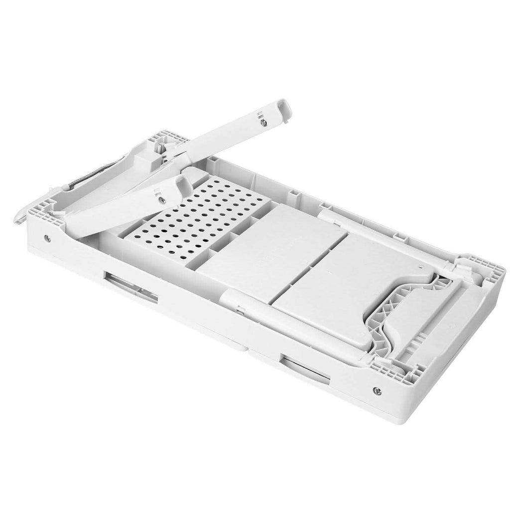 Foldable Laptop Table Bed Notebook Desk with Cooling Fan Mouse Board