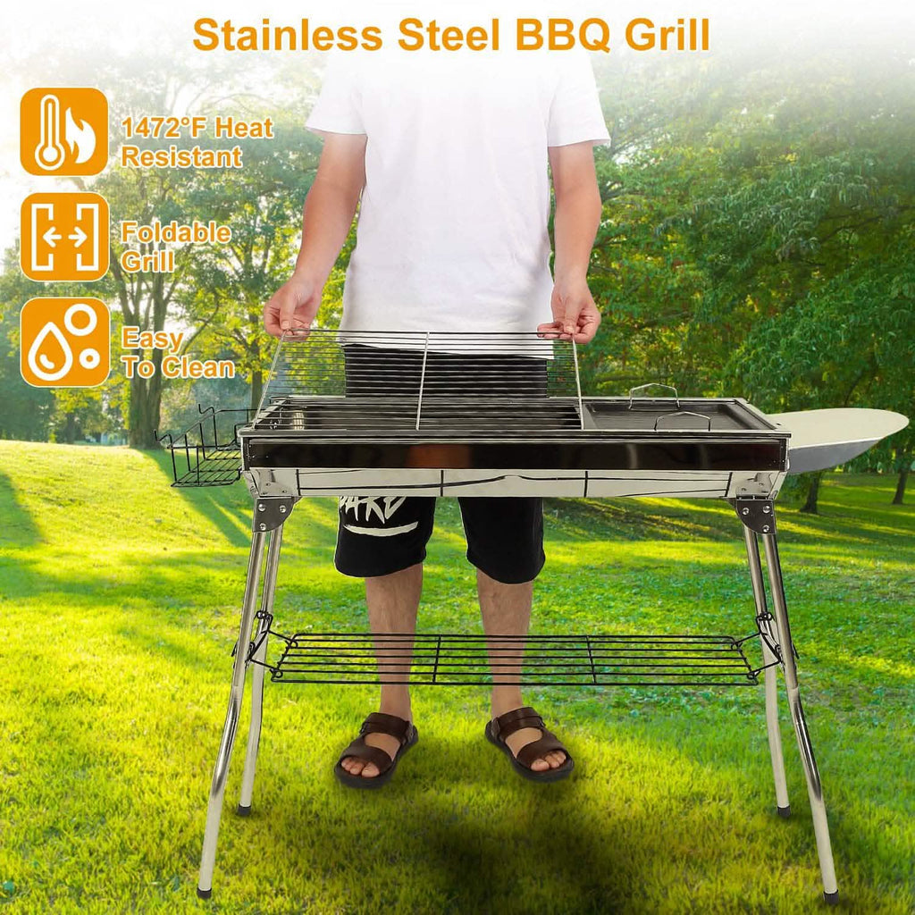 Barbecue portable pliable