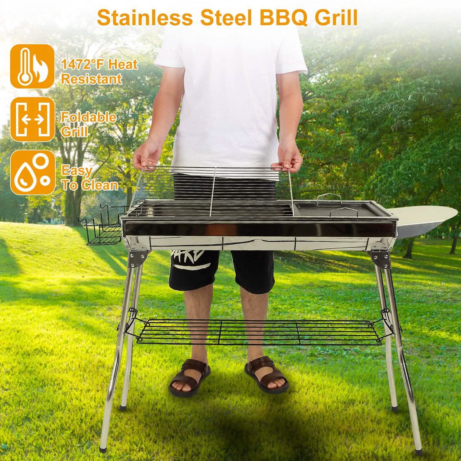 Barbecue portable pliable
