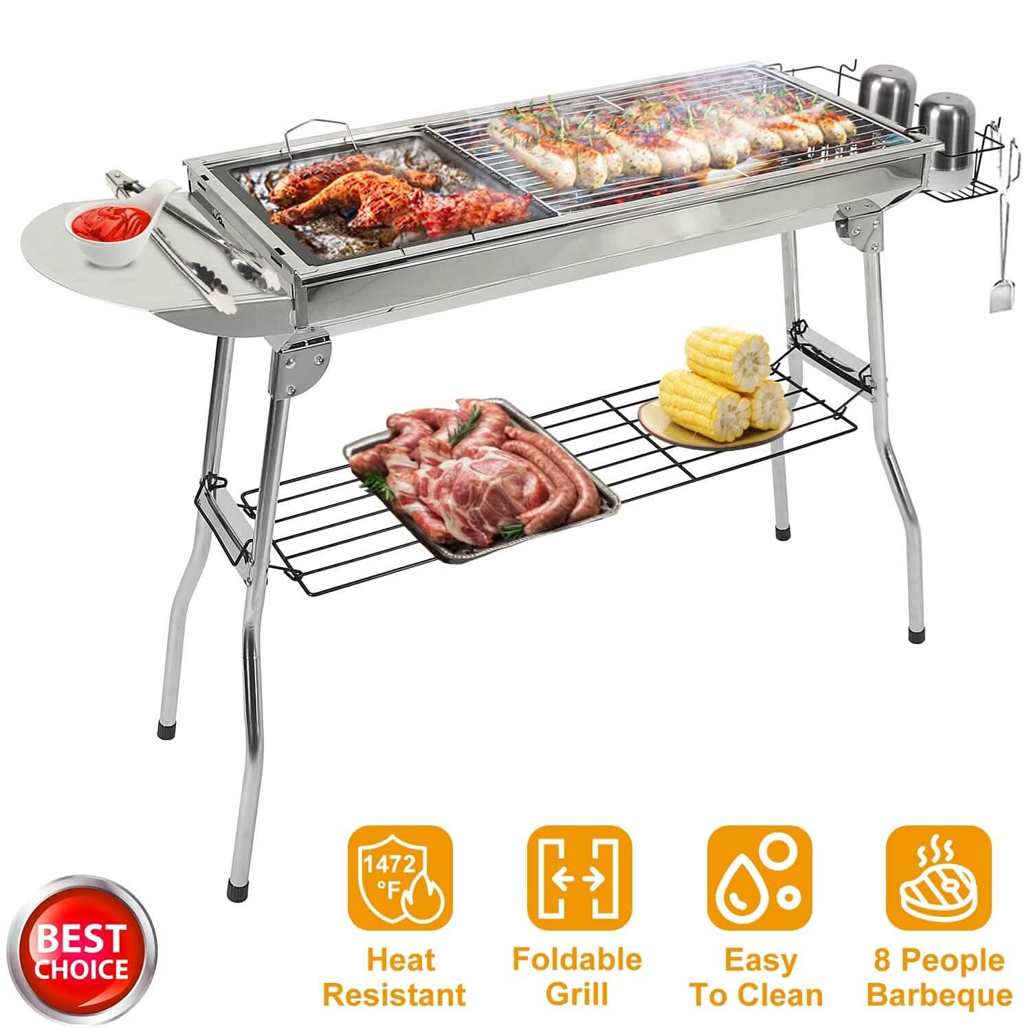 Barbecue portable pliable