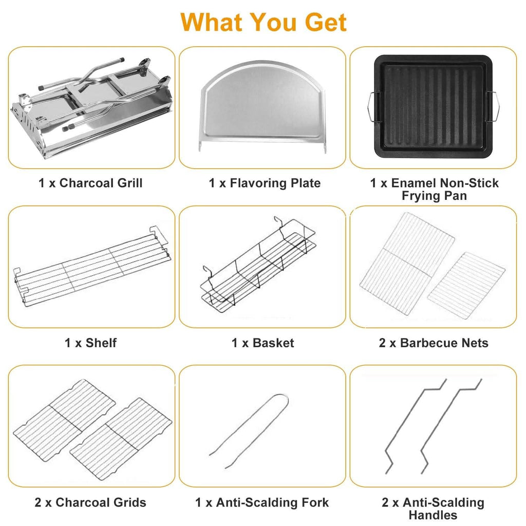 Barbecue portable pliable