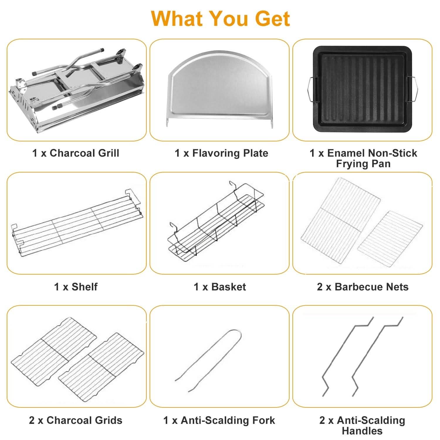 Barbecue portable pliable