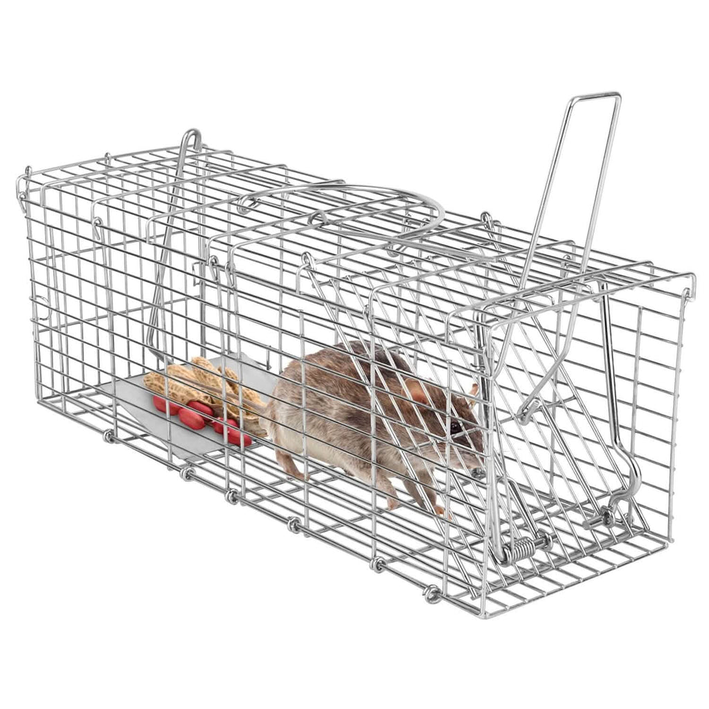 Piège à rat pliable, cage de capture vivante pour rongeurs (capture sans cruauté)