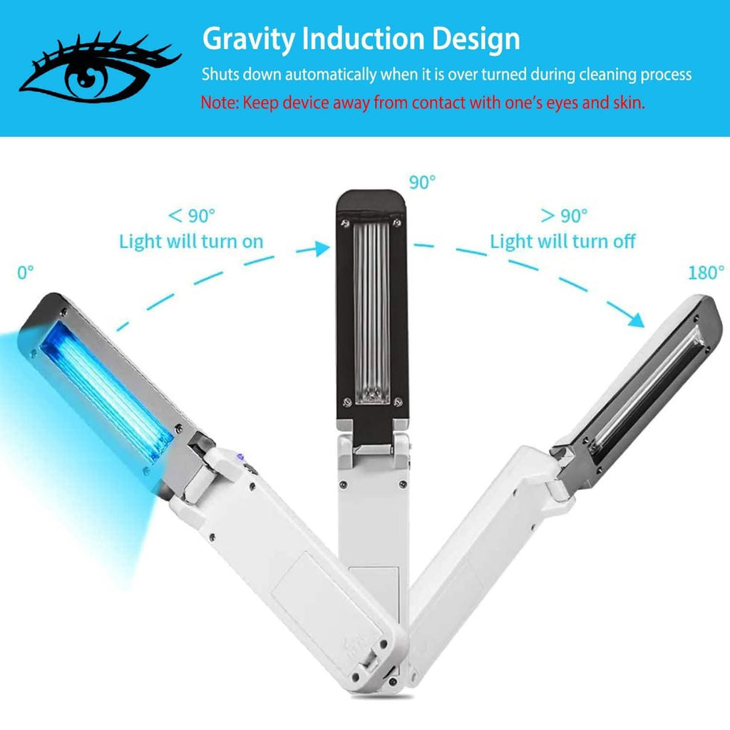 Baguette de stérilisation UV pliable