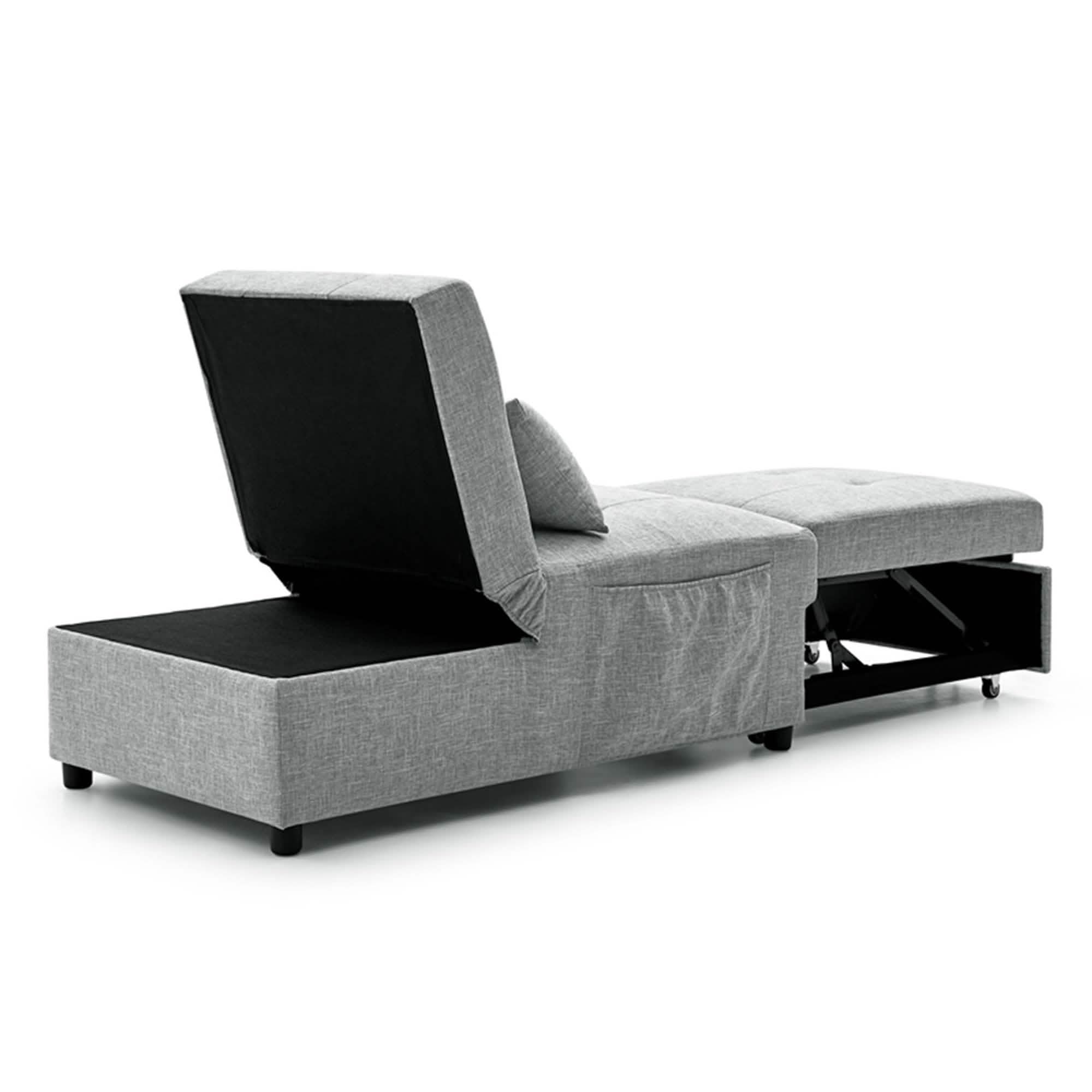 Canapé-lit pliant ottoman convertible rembourré