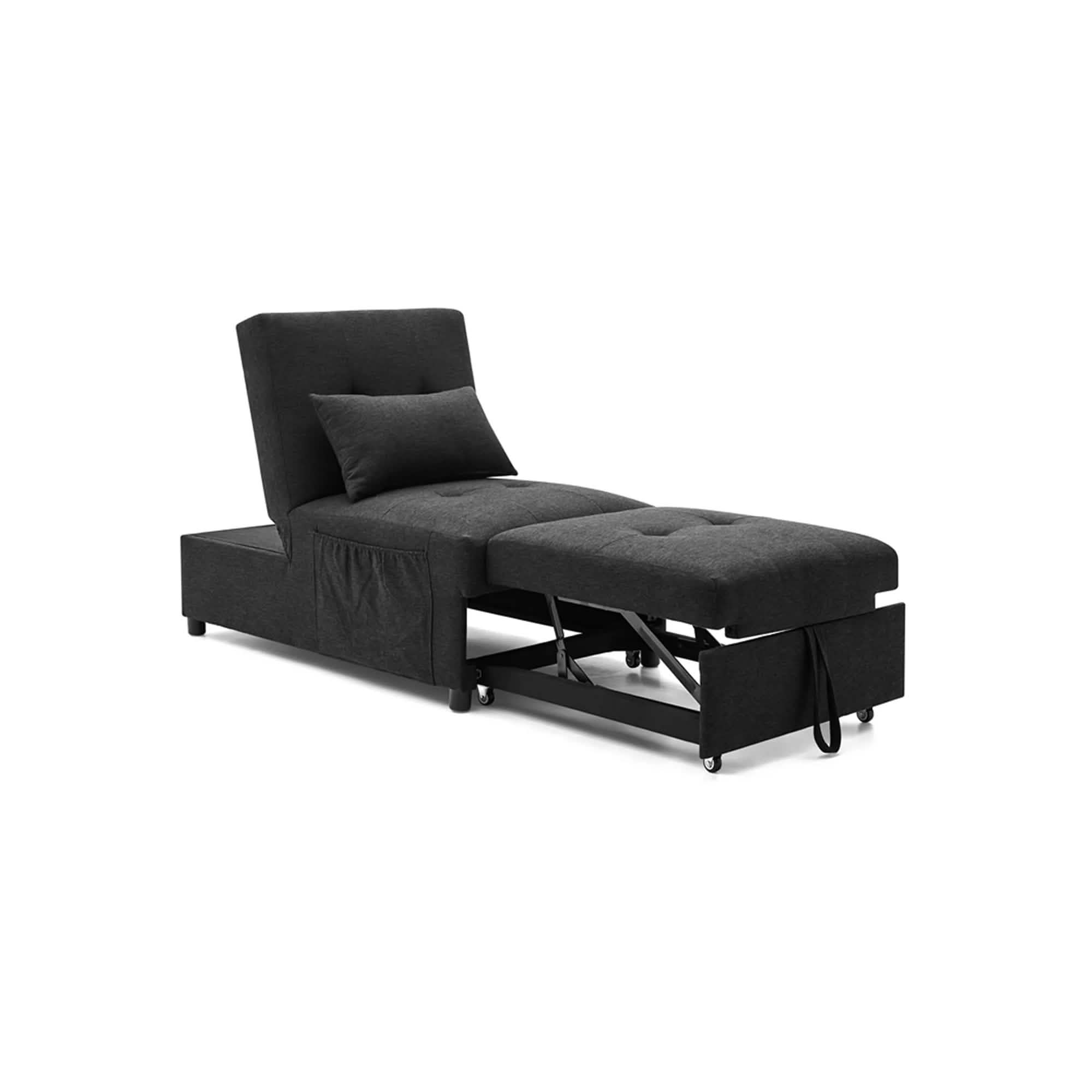 Canapé-lit pliant ottoman convertible rembourré