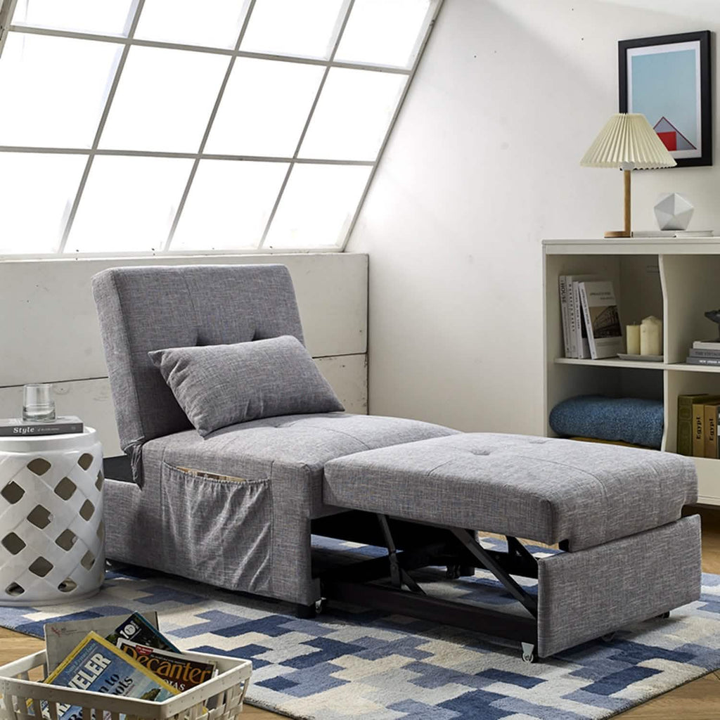 Canapé-lit pliant ottoman convertible rembourré
